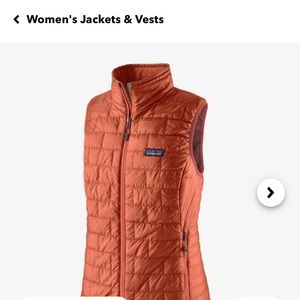 Patagonia women’s nano puff  vest